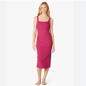 Beyond Yoga Pink Midi Dress